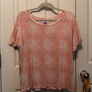 Pink Geometric Light-weight T-shirt